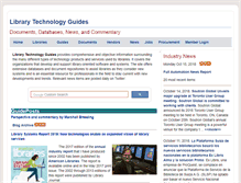 Tablet Screenshot of librarytechnology.org